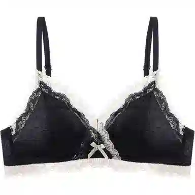 莫代尔 小胸聚拢无钢圈超薄蕾丝文胸 女款