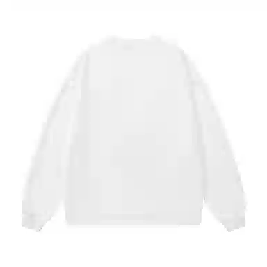 三体 文明系列 美式复古基础趣味字母发泡宽松休闲圆领套头百搭重磅高街潮牌时尚简约纯色学生保暖学院风情侣长袖卫衣 男女同款