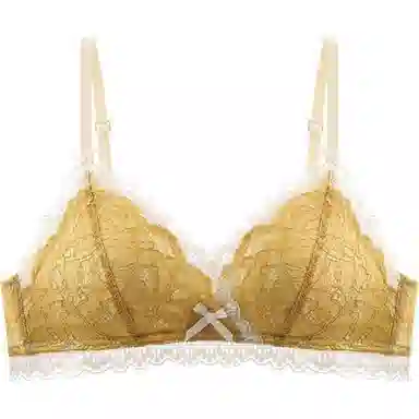 莫代尔 小胸聚拢无钢圈超薄蕾丝文胸 女款