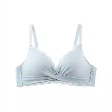 莫代尔 纯色简约舒适聚拢调整型收副乳无钢圈文胸 女款