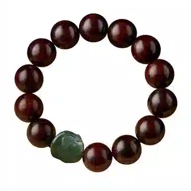 易明居 国潮新中式十二生肖  文玩盘玩佛珠念珠 复古小众设计 转运珠 木作 手串 男女同款情侣款 紫檀