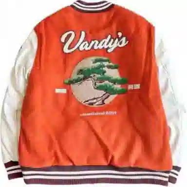 Vandy The Pink Baseball Jacket Orange