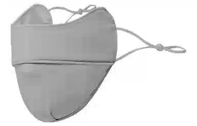 优幽兰 时尚简约薄款防紫外线立体全脸护眼角户外防尘遮阳口罩高颜值显脸小透气舒适脸罩 锦纶 防晒面罩 男女同款情侣款