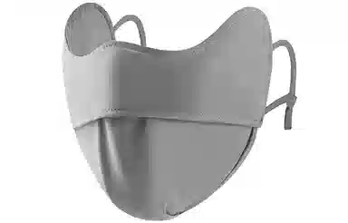 优幽兰 时尚简约薄款防紫外线立体全脸护眼角户外防尘遮阳口罩高颜值显脸小透气舒适脸罩 锦纶 防晒面罩 男女同款情侣款