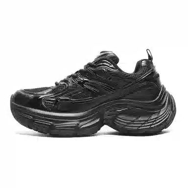 黑魂 时尚厚底舒适简约 防滑耐磨透气增高 低帮 老爹鞋 男女同款