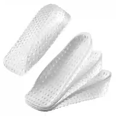 足印部落 单鞋专用硅胶防滑七分半垫增高 鞋垫 男女同款情侣款