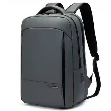 维多利亚旅行者 休闲商务风 皮膜 双肩包 常规 男女同款情侣款 曜石黑/现代灰/石墨灰