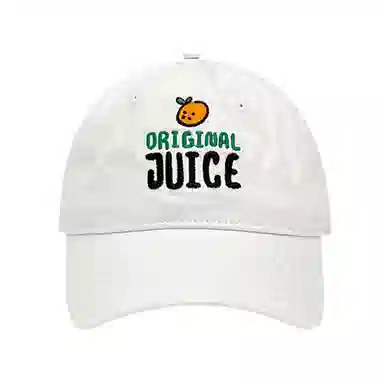 小橘子字母刺绣原宿风百搭棒球帽夏季遮阳防晒大头围显脸小简约日常百搭时尚街头风 棉 鸭舌帽 男女同款情侣款