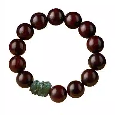 易明居 国潮新中式十二生肖  文玩盘玩佛珠念珠 复古小众设计 转运珠 木作 手串 男女同款情侣款 紫檀