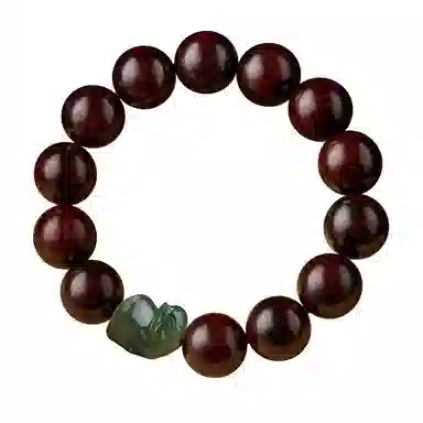 易明居 国潮新中式十二生肖  文玩盘玩佛珠念珠 复古小众设计 转运珠 木作 手串 男女同款情侣款 紫檀