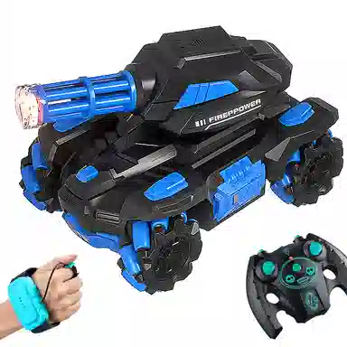 澳梦星 坦克汽车 手势感应 发射水弹 双人对战 遥控玩具