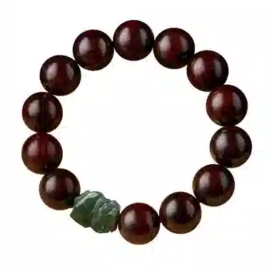 易明居 国潮新中式十二生肖  文玩盘玩佛珠念珠 复古小众设计 转运珠 木作 手串 男女同款情侣款 紫檀