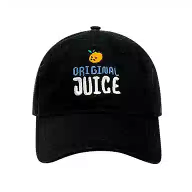 小橘子字母刺绣原宿风百搭棒球帽夏季遮阳防晒大头围显脸小简约日常百搭时尚街头风 棉 鸭舌帽 男女同款情侣款