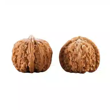 凯真 新中式国潮把玩件四座楼狮子头官帽苹果圆  盘玩手持爆肉密实 文玩核桃 把件 男女同款情侣款 节日礼盒装送人