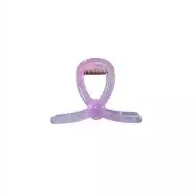 尚先生 夏季新款仙气渐变紫色简约圆珠中号抓夹甜美感高级鲨鱼夹新款清新 头饰 女款