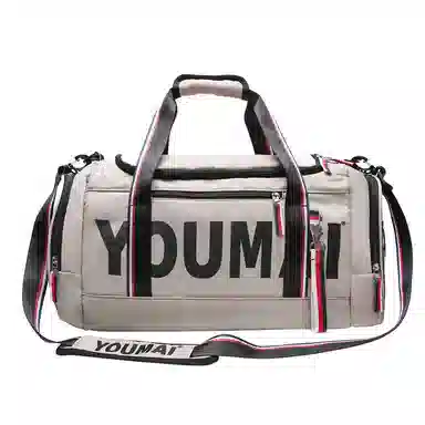 行途 休闲时尚干湿分离短途 尼龙 旅行包 常规 男女同款情侣款 黑色/粉色/卡其色/红色