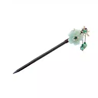 水中玉 寒烟翠流苏古风汉服马面裙 发簪 女款