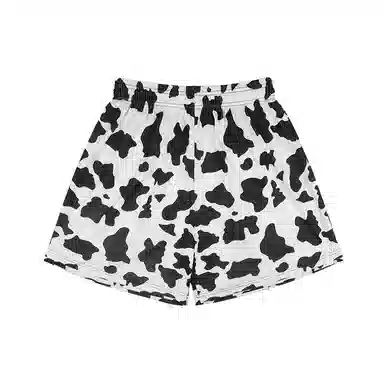 BKCXZICE SMVP Cow Print Shorts