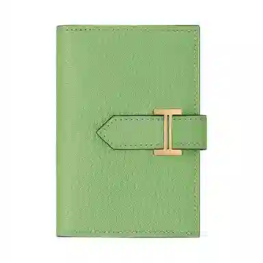 HERMES Bearn Mini Chevre Mysore 3IVert Criquet