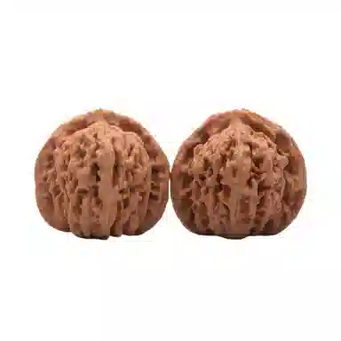 凯真 新中式国潮把玩件四座楼狮子头官帽苹果圆  盘玩手持爆肉密实 文玩核桃 把件 男女同款情侣款 节日礼盒装送人