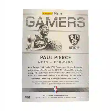 PANINI 2013-14 1125 patch gamers