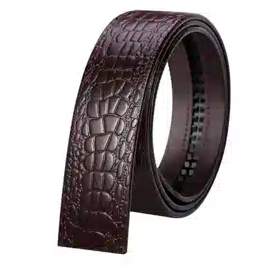 杰伦欧斯 头层牛皮不带头 皮带 男款 适配自动扣/针扣