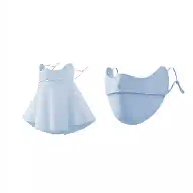 界面 面罩护颈全脸防紫冰丝夏季薄款透气 口罩 男女同款情侣款