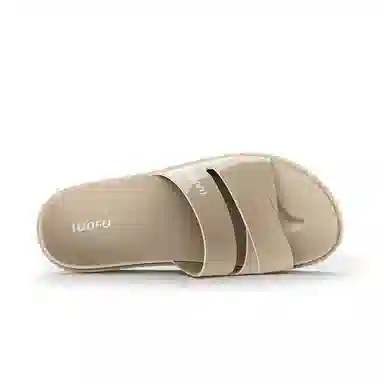 罗敷 时尚简约百搭 防滑一字拖鞋 女款