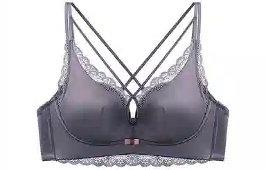 二三二三 缎面小胸聚拢收副乳防下垂薄款大胸显小加厚调整型胸罩文胸 女款