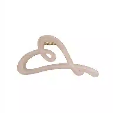 如花梦 设计感线条爱心上班通勤用后脑勺 发夹 女款 多色可选