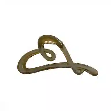 如花梦 设计感线条爱心上班通勤用后脑勺 发夹 女款 多色可选