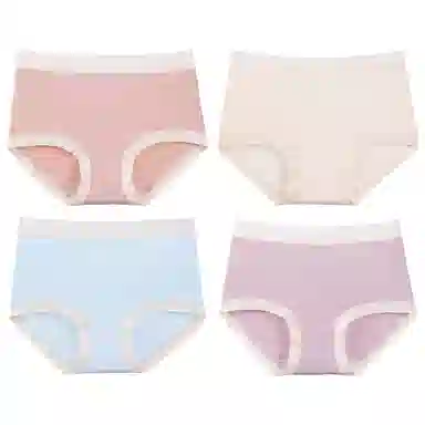 二三二三 孕妇纯棉抗菌裆怀孕早中晚期产后专用高腰抗菌内裤 女款 组合装