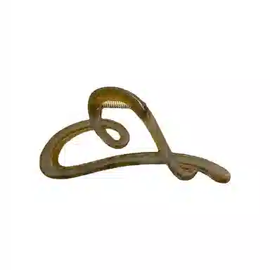 如花梦 设计感线条爱心上班通勤用后脑勺 发夹 女款 多色可选