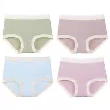 二三二三 孕妇纯棉抗菌裆怀孕早中晚期产后专用高腰抗菌内裤 女款 组合装