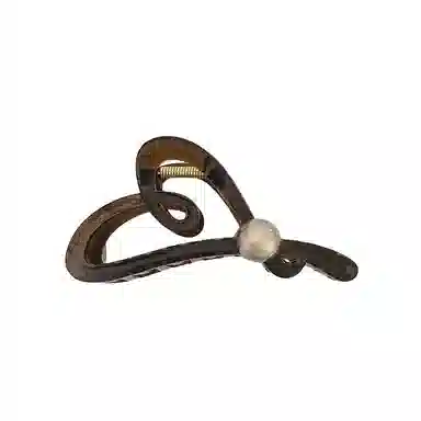 如花梦 设计感线条爱心上班通勤用后脑勺 发夹 女款 多色可选