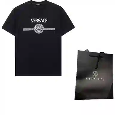 Versace Medusa Logo T-Shirt Black