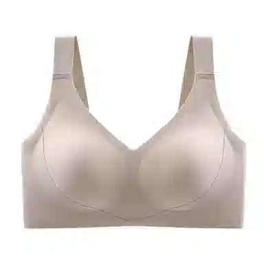 芬腾 无痕薄款大码大胸显小收副乳无钢圈防下垂聚拢文胸 女款