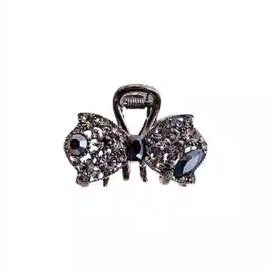 彤彤兔 高端东大门黑耀气质高档镂空后脑勺 鲨蝴蝶结鱼夹 发夹 女款