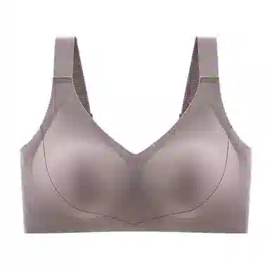 芬腾 无痕薄款大码大胸显小收副乳无钢圈防下垂聚拢文胸 女款