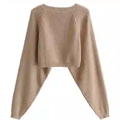 北极绒 韩版针织外搭开衫镂空坎肩罩衫外套长袖 披肩 女款