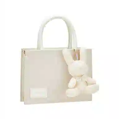 JANE KLAIN Classic Rabbit Tote Bag