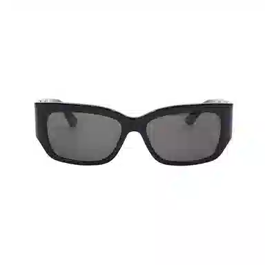Balenciaga Paper Rectangular Sunglasses