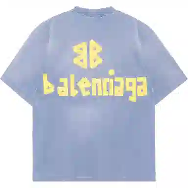 Balenciaga Tape Type T-Shirt Blue
