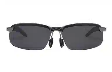 优幽兰 潮流时尚偏光简约百搭户外出游防紫外线显脸小遮脸防晒驾驶钓鱼开车专用高颜值 不规则形 太阳眼镜 男款