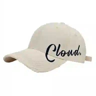 艾佳微 夏季字母刺绣大头围显脸小棒球帽 户外出行遮阳防晒百搭 棉 鸭舌帽 男女同款情侣款