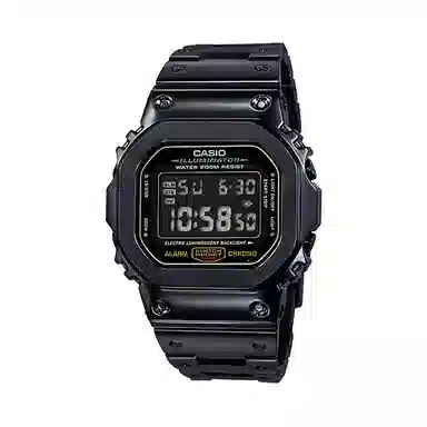 CASIO DW-5600E-1 Black Reverse Display Steel Band