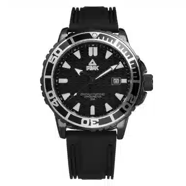 匹克经典简约全自动机械手表男时尚防水夜光 自动机械机芯 精钢表带 国表 男表 黑色表盘 通勤商务百搭