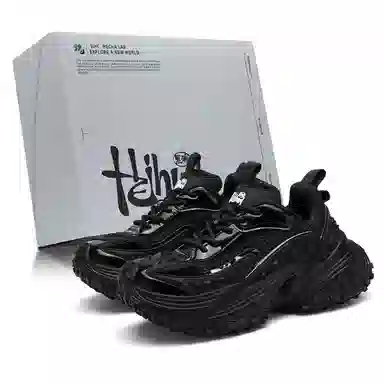 黑魂 网布 厚底时尚潮流百搭 防滑耐磨增高 低帮 老爹鞋 男女同款