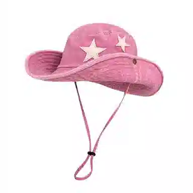 MUYKUY Retro Star Western Hat