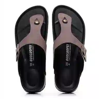 果洛菲 潮流时尚百搭 防滑人字拖鞋 男女同款